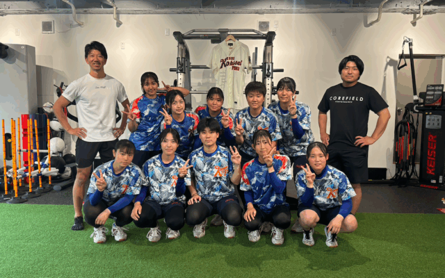 神戸国際女子硬式野球部・第1期生フィジカルトレーニングラストDAY✨
